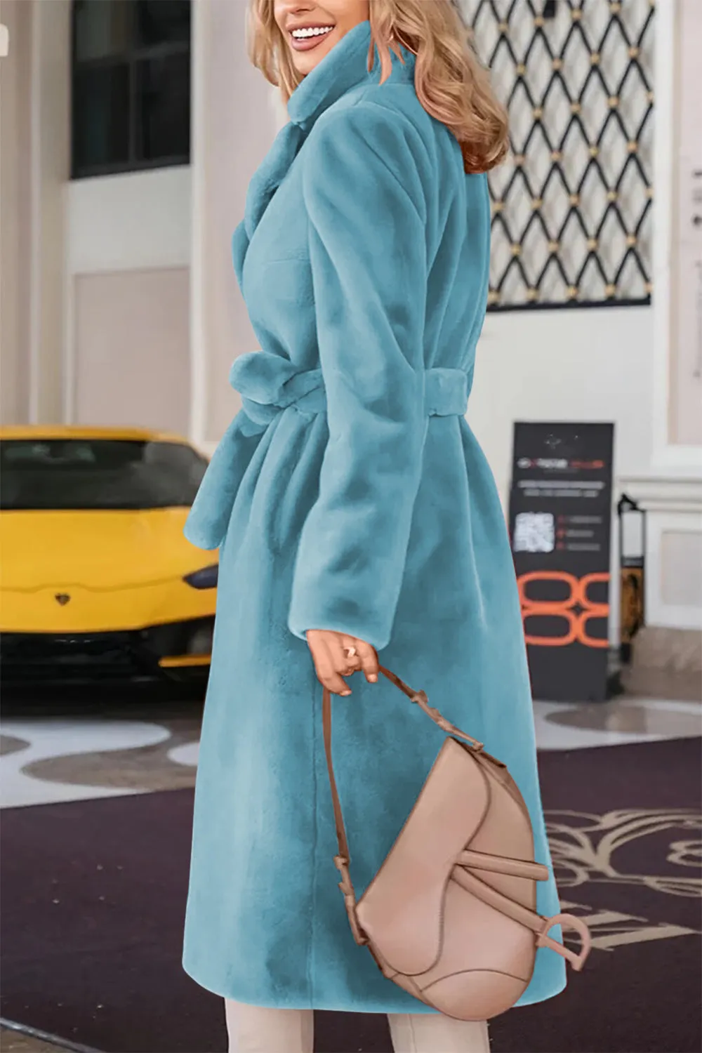 Full Size Fuzzy Coat