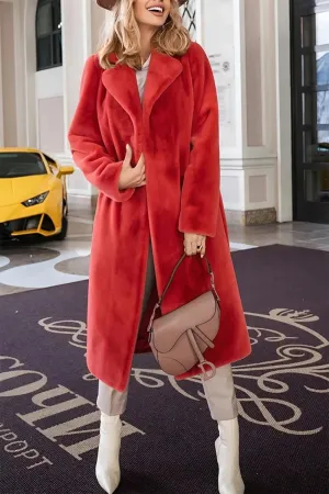 Full Size Fuzzy Coat