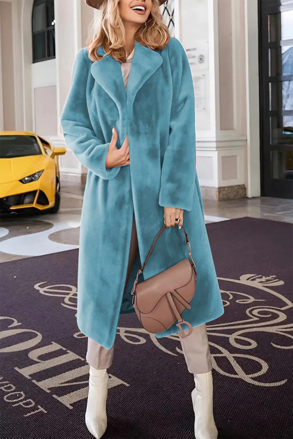 Full Size Fuzzy Coat