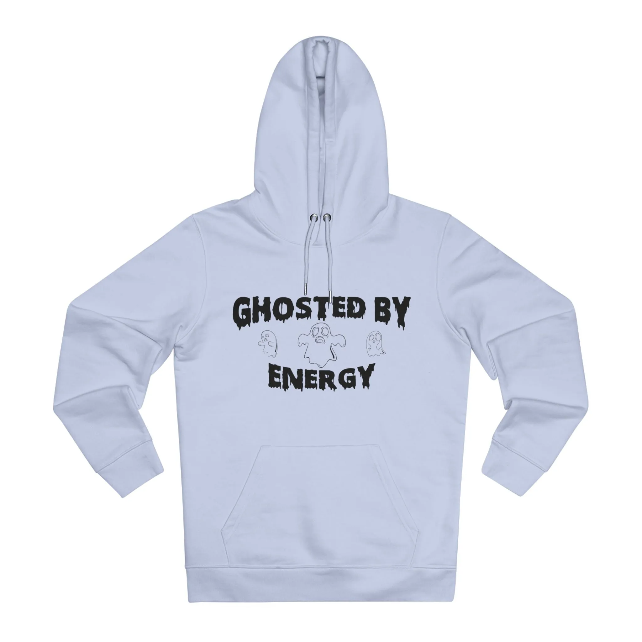 Ghosted by Energy with Spooky Ghosts in Pastel Aesthetic | Unisex Heavy Blend Organic Hoodie Sweatshirt