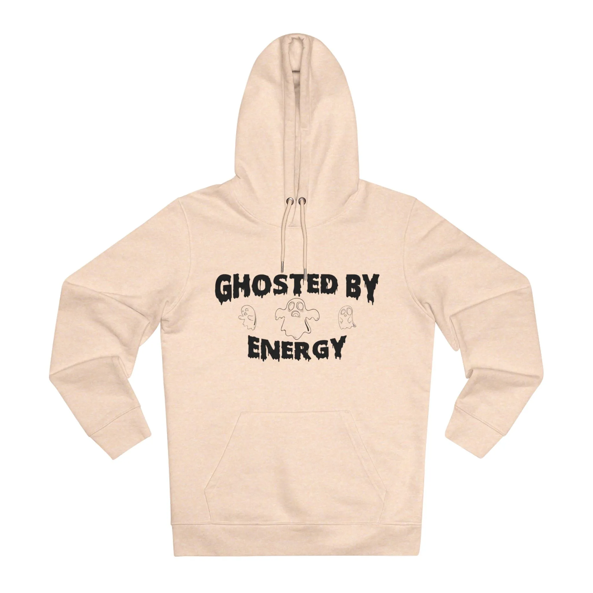Ghosted by Energy with Spooky Ghosts in Pastel Aesthetic | Unisex Heavy Blend Organic Hoodie Sweatshirt