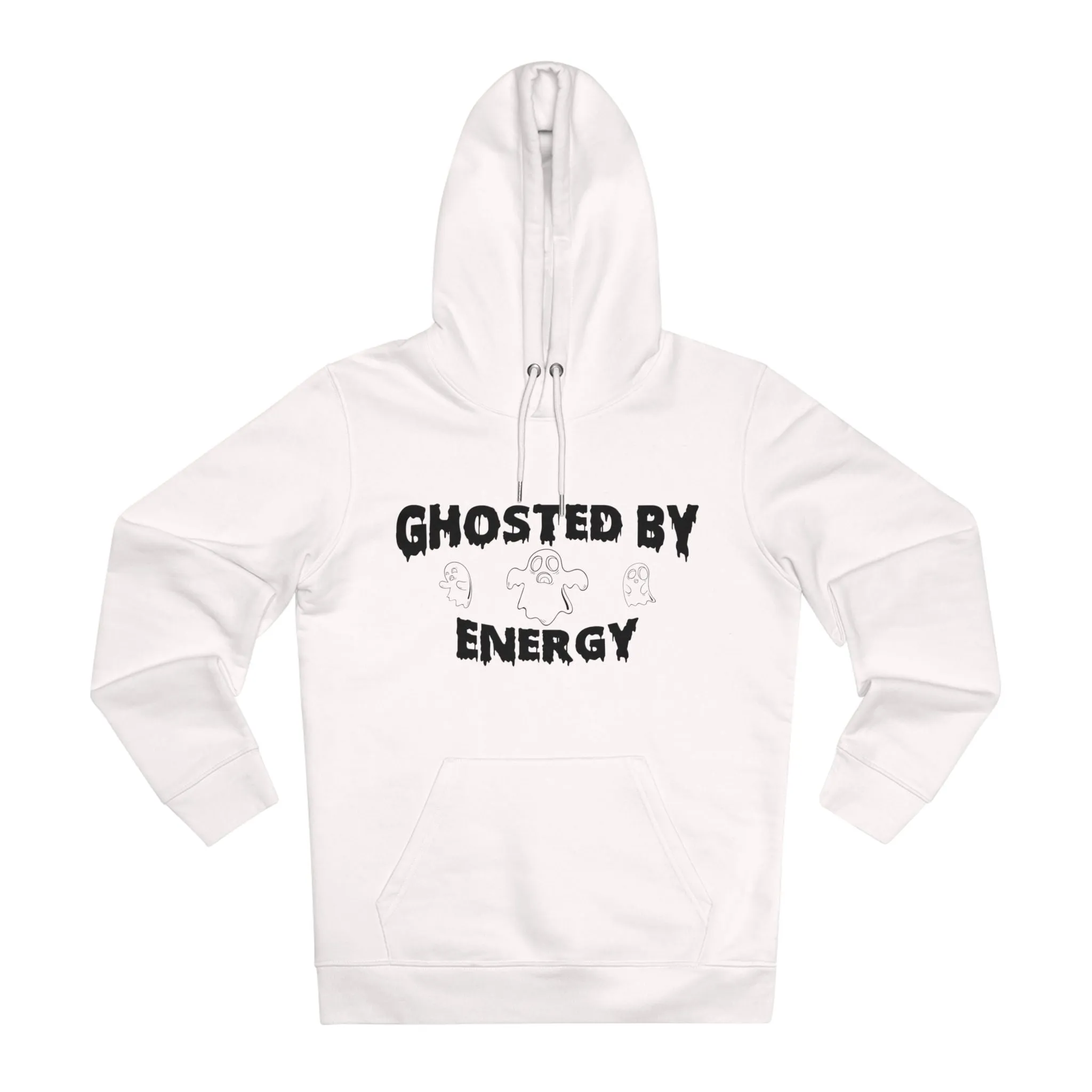 Ghosted by Energy with Spooky Ghosts in Pastel Aesthetic | Unisex Heavy Blend Organic Hoodie Sweatshirt