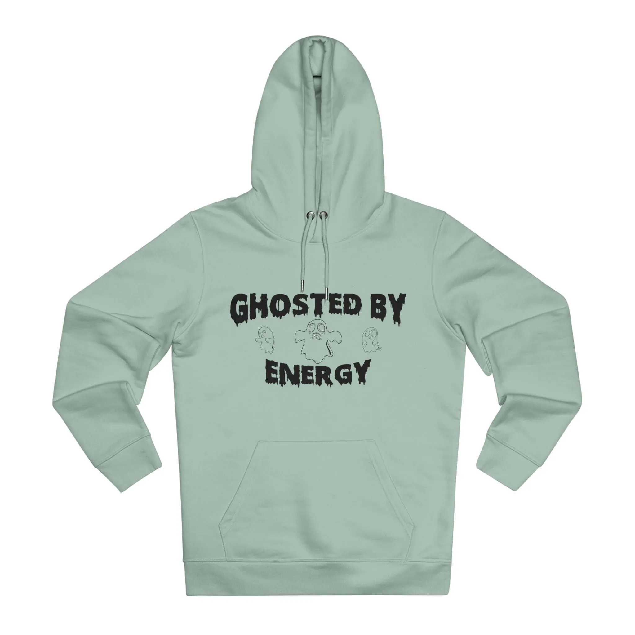 Ghosted by Energy with Spooky Ghosts in Pastel Aesthetic | Unisex Heavy Blend Organic Hoodie Sweatshirt