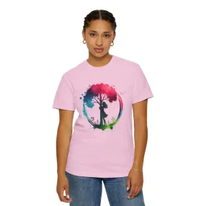 Girl Hugging Tree Tee for World Environment Day