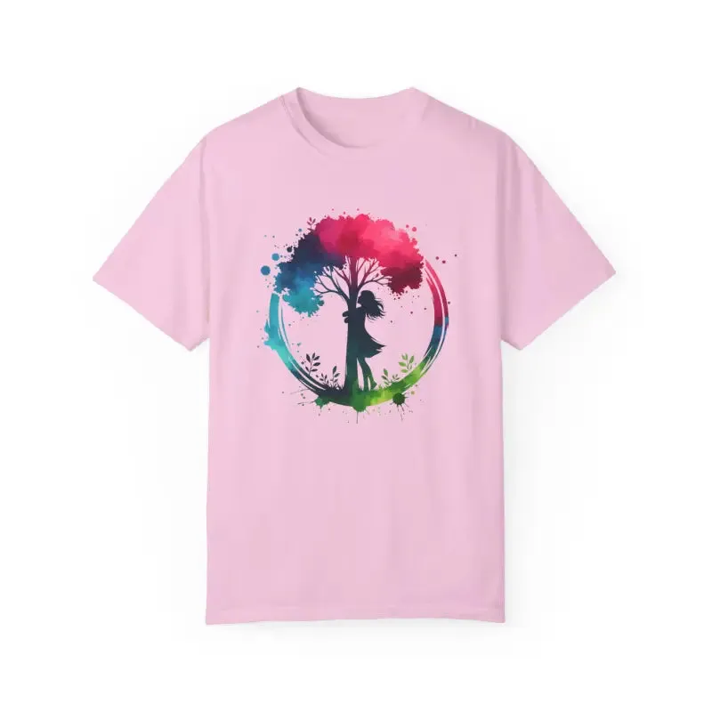 Girl Hugging Tree Tee for World Environment Day