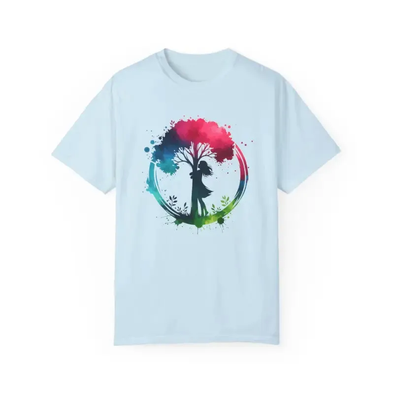 Girl Hugging Tree Tee for World Environment Day