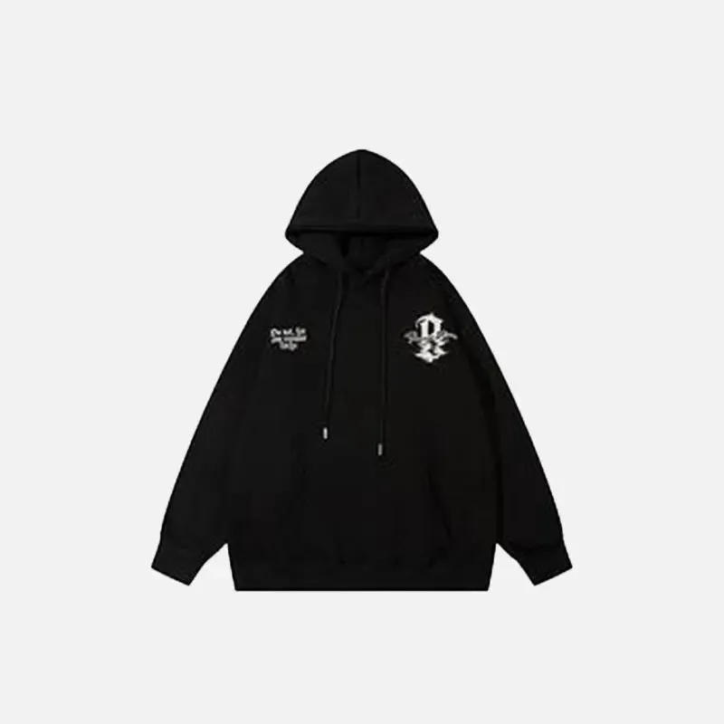Graffiti Oversized Hoodie for Y2K Style and Comfort