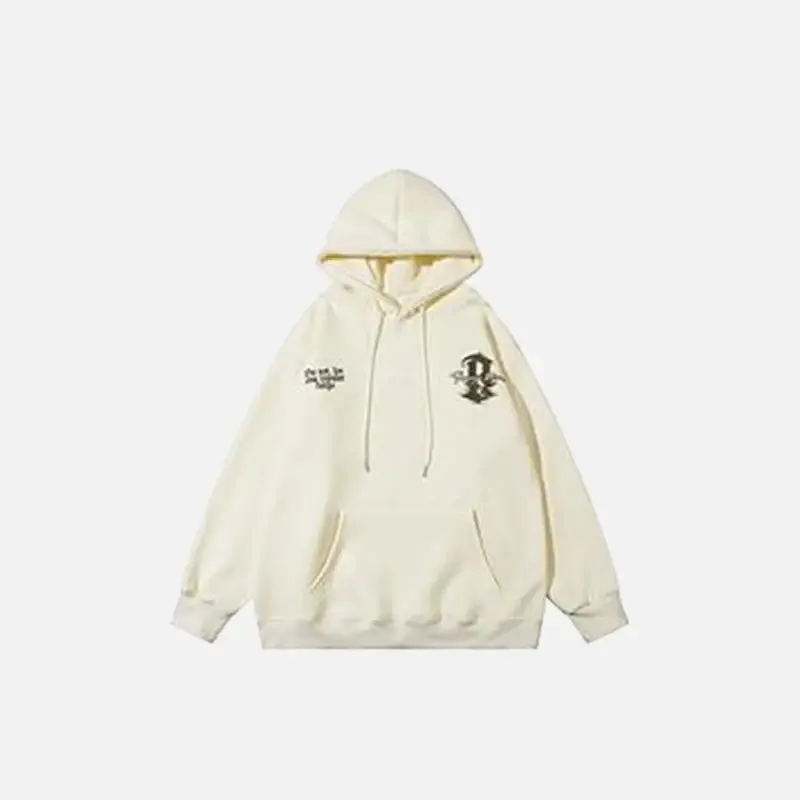 Graffiti Oversized Hoodie for Y2K Style and Comfort