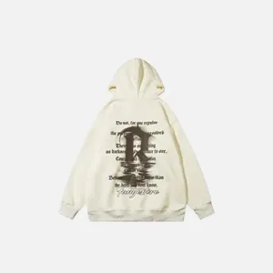 Graffiti Oversized Hoodie for Y2K Style and Comfort