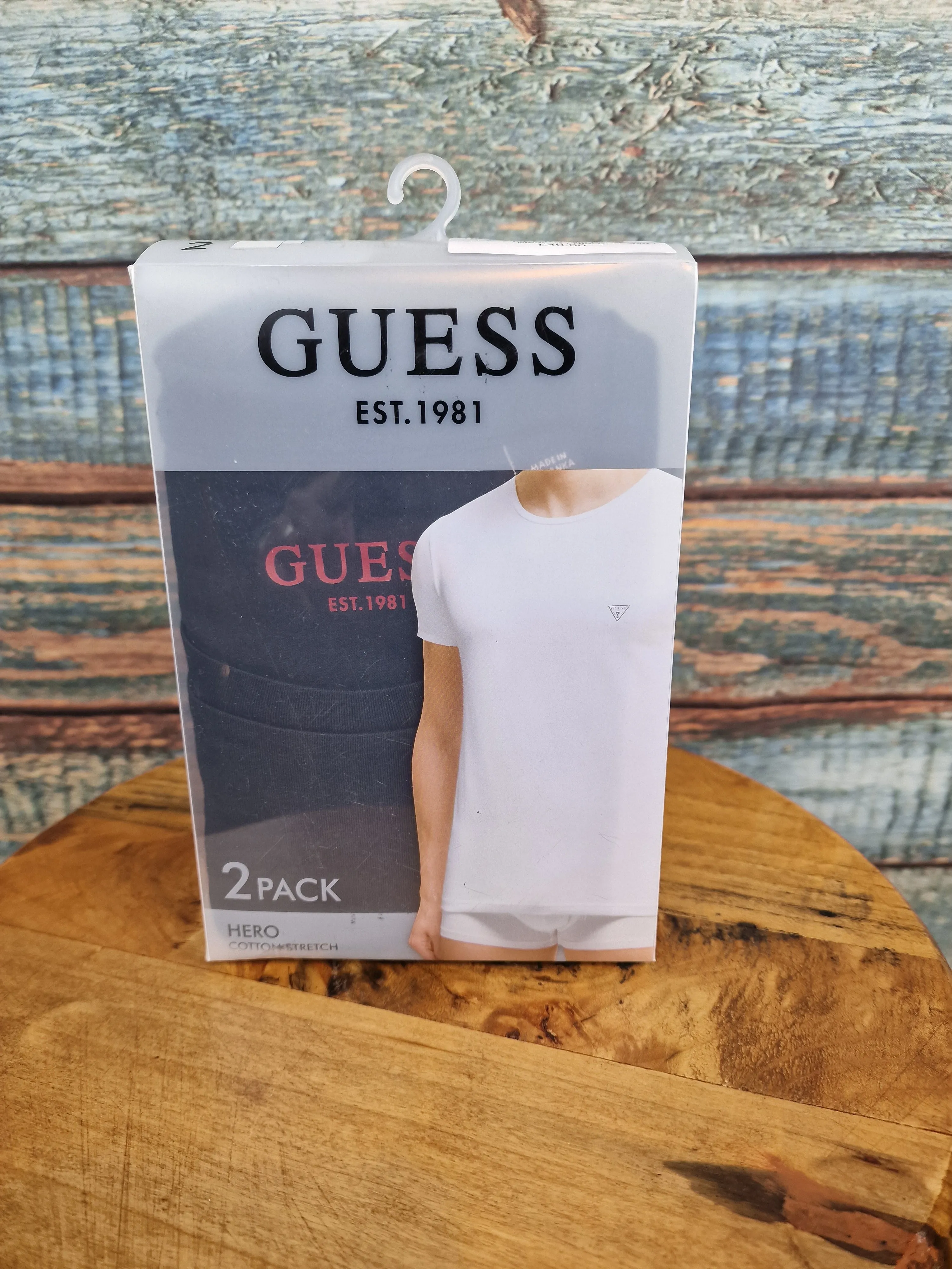Guess 2 pack Triangle logo t-shirt