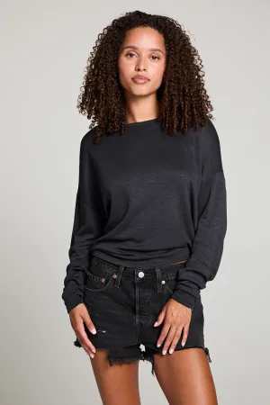Gwyneth Licorice Black Long Sleeve