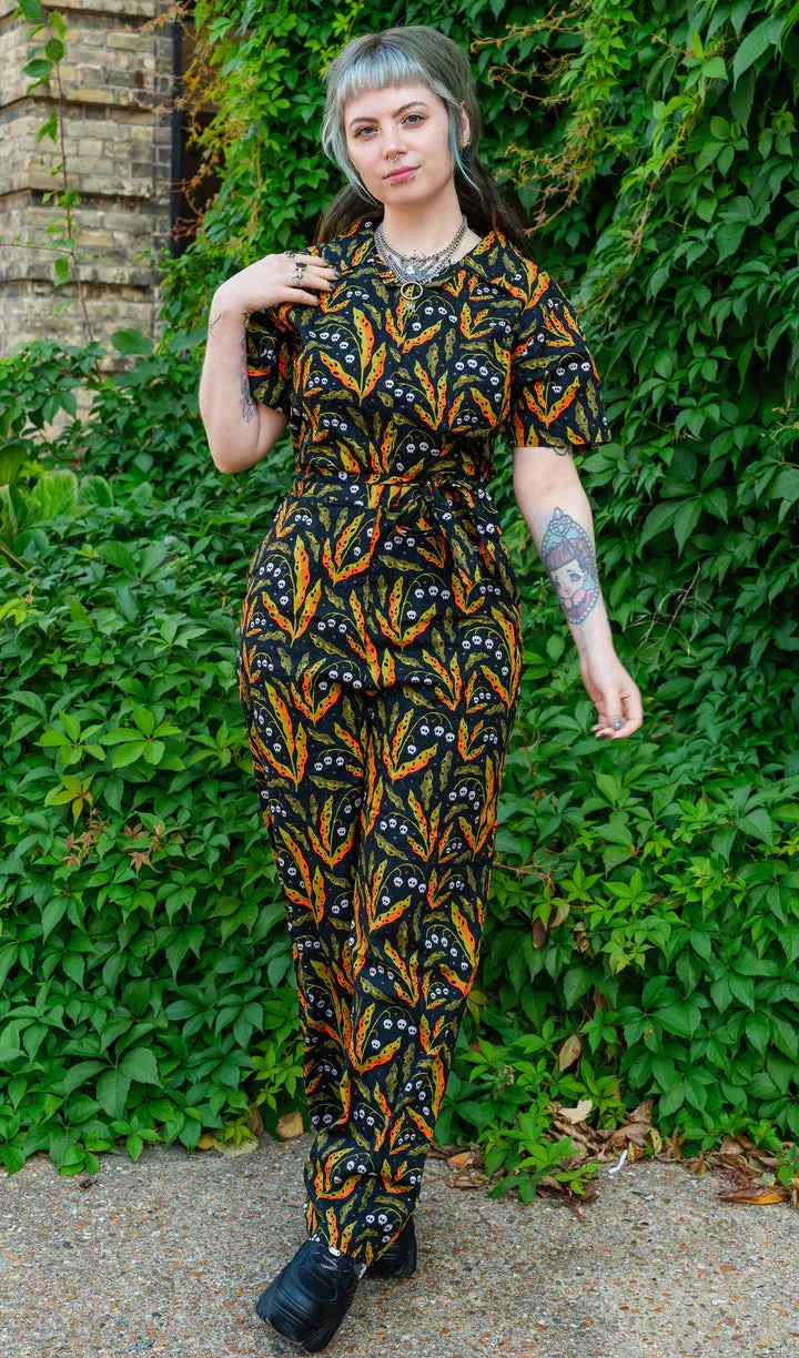 Halloween: Run & Fly x Clare Lewis Poison and Plants Stretch Jumpsuit