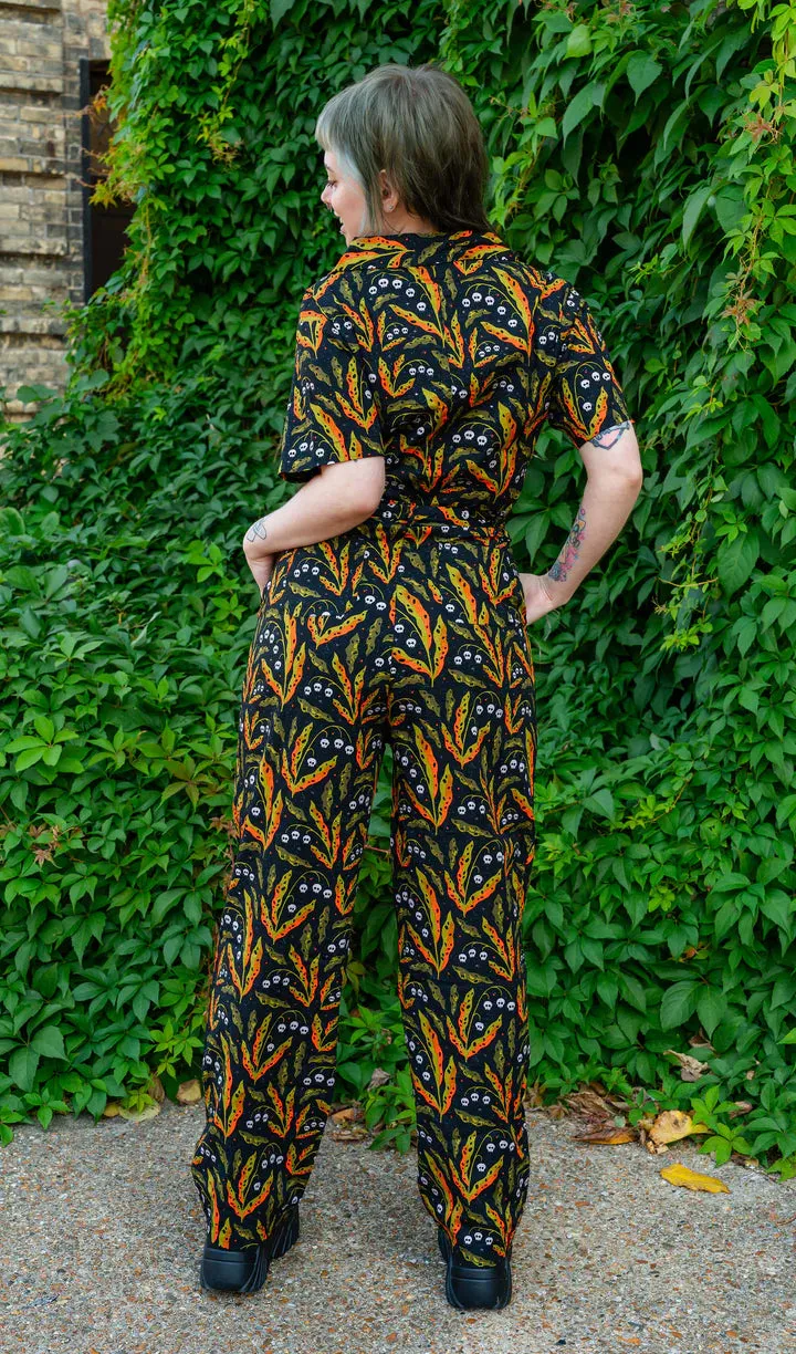 Halloween: Run & Fly x Clare Lewis Poison and Plants Stretch Jumpsuit