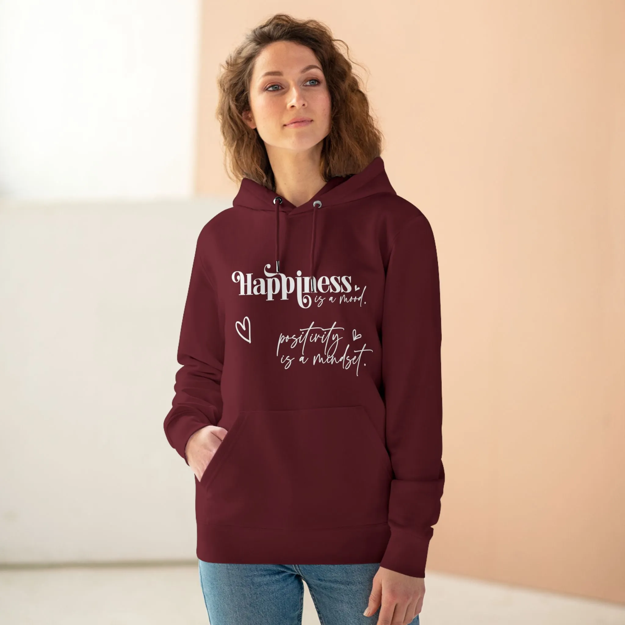 Happiness is a Mood | Unisex Heavy Blend Organic Hoodie Sweatshirt