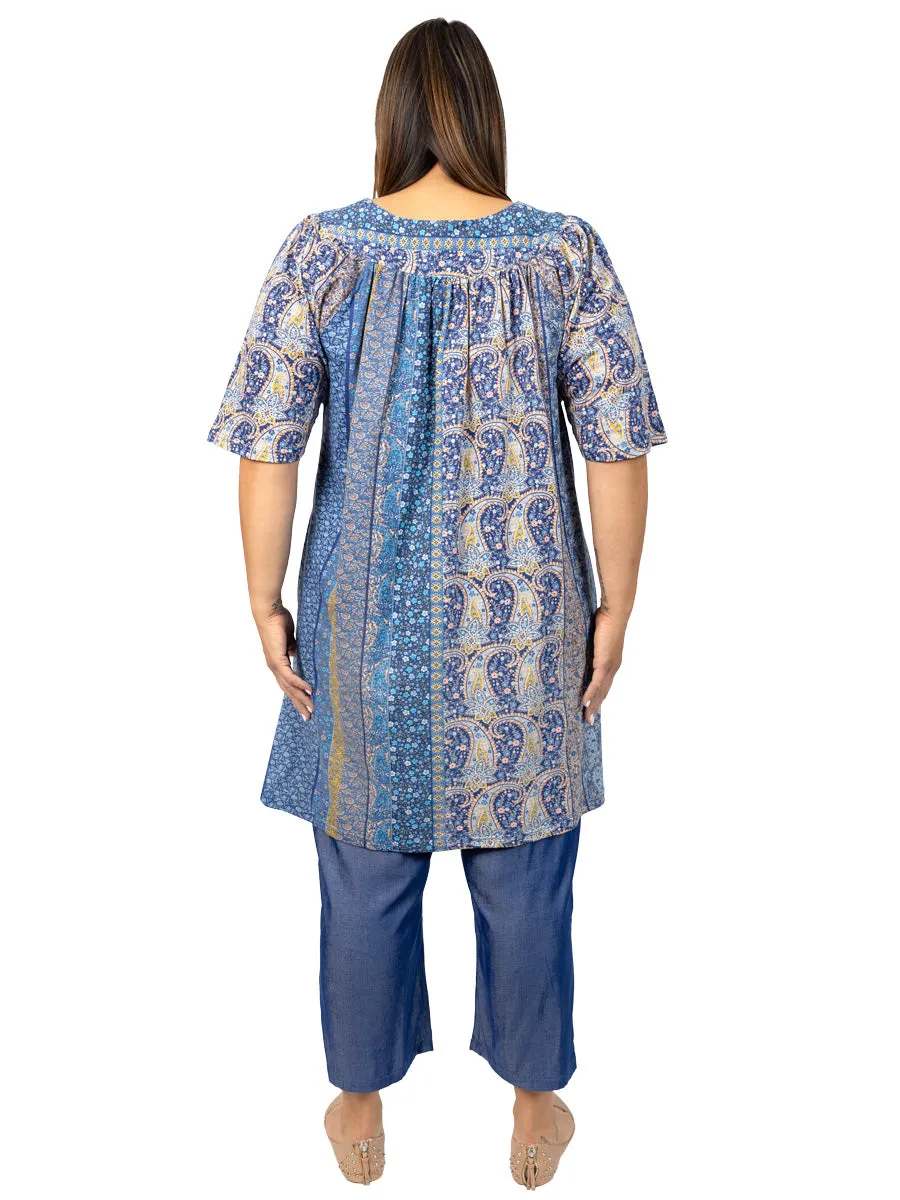 Hendrix Tunic - Blue Print*
