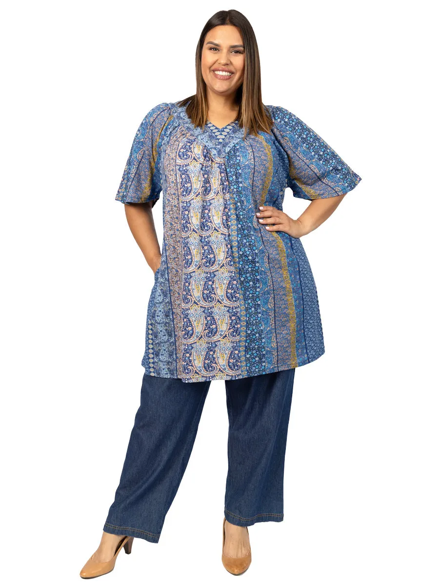 Hendrix Tunic - Blue Print*