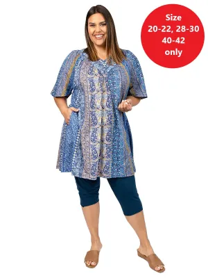 Hendrix Tunic - Blue Print*
