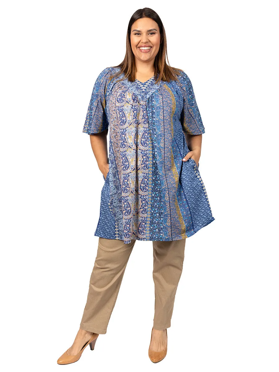 Hendrix Tunic - Blue Print*