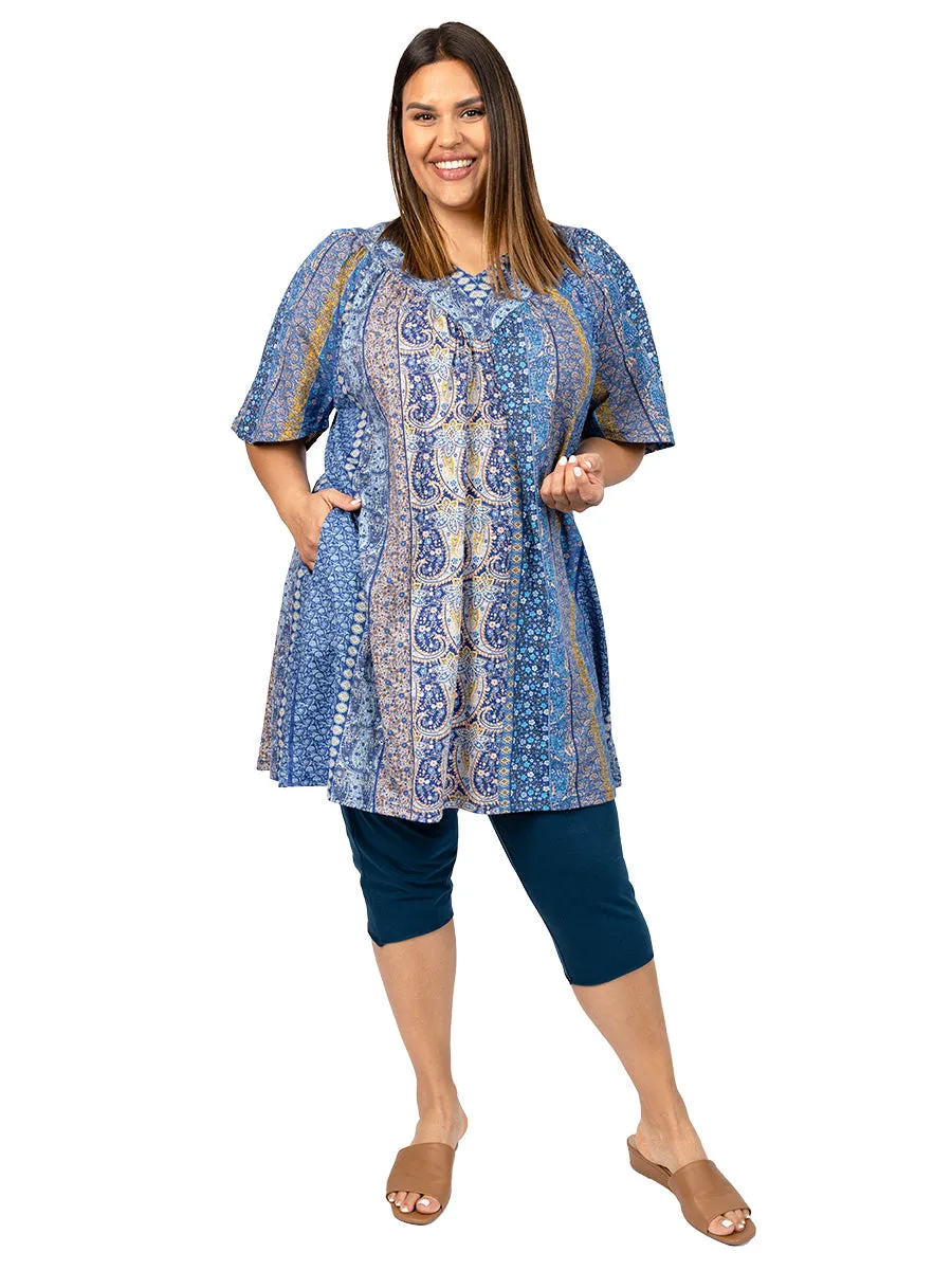 Hendrix Tunic - Blue Print*