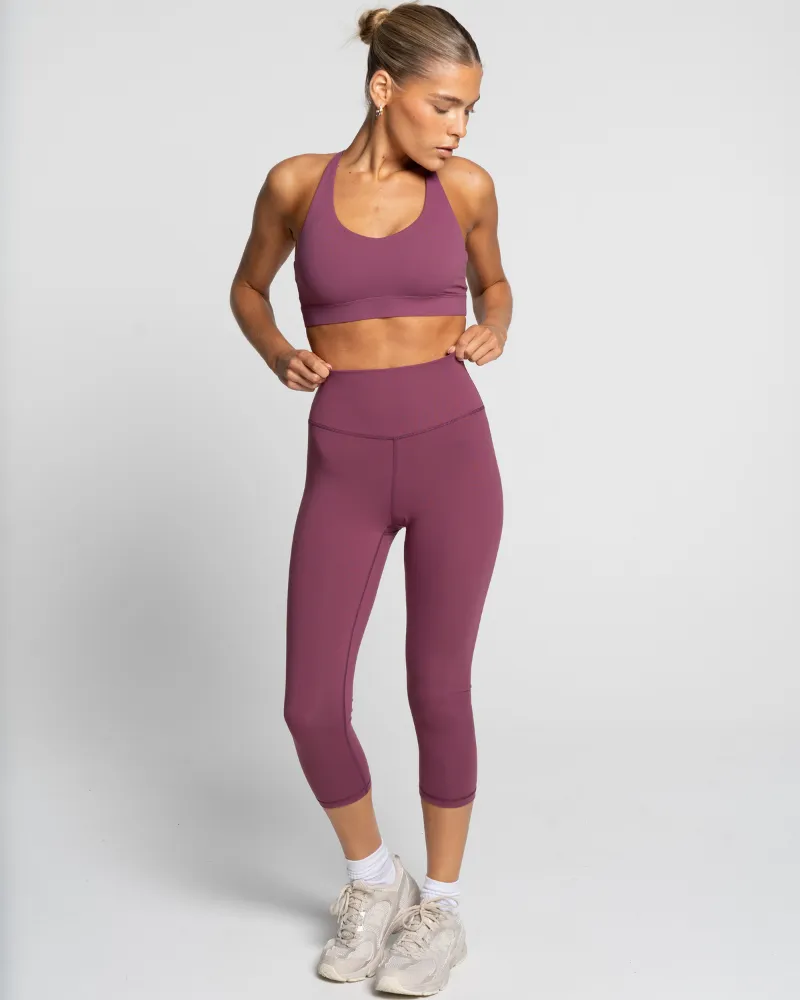 Hi-Rise 7/8 Legging - Merlot