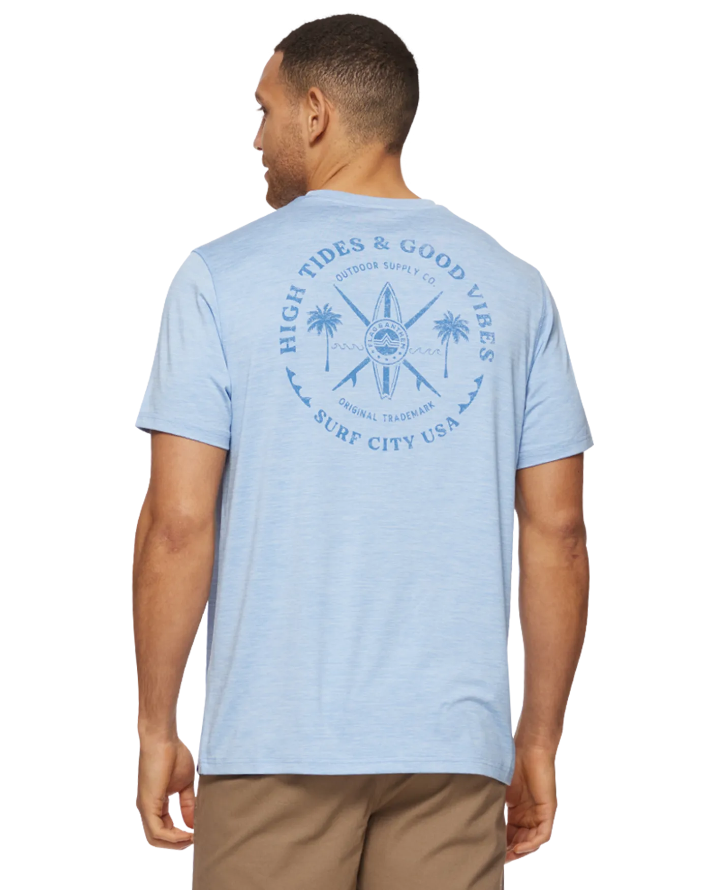 HIGH TIDES GOOD VIBES PERFORMANCE TEE