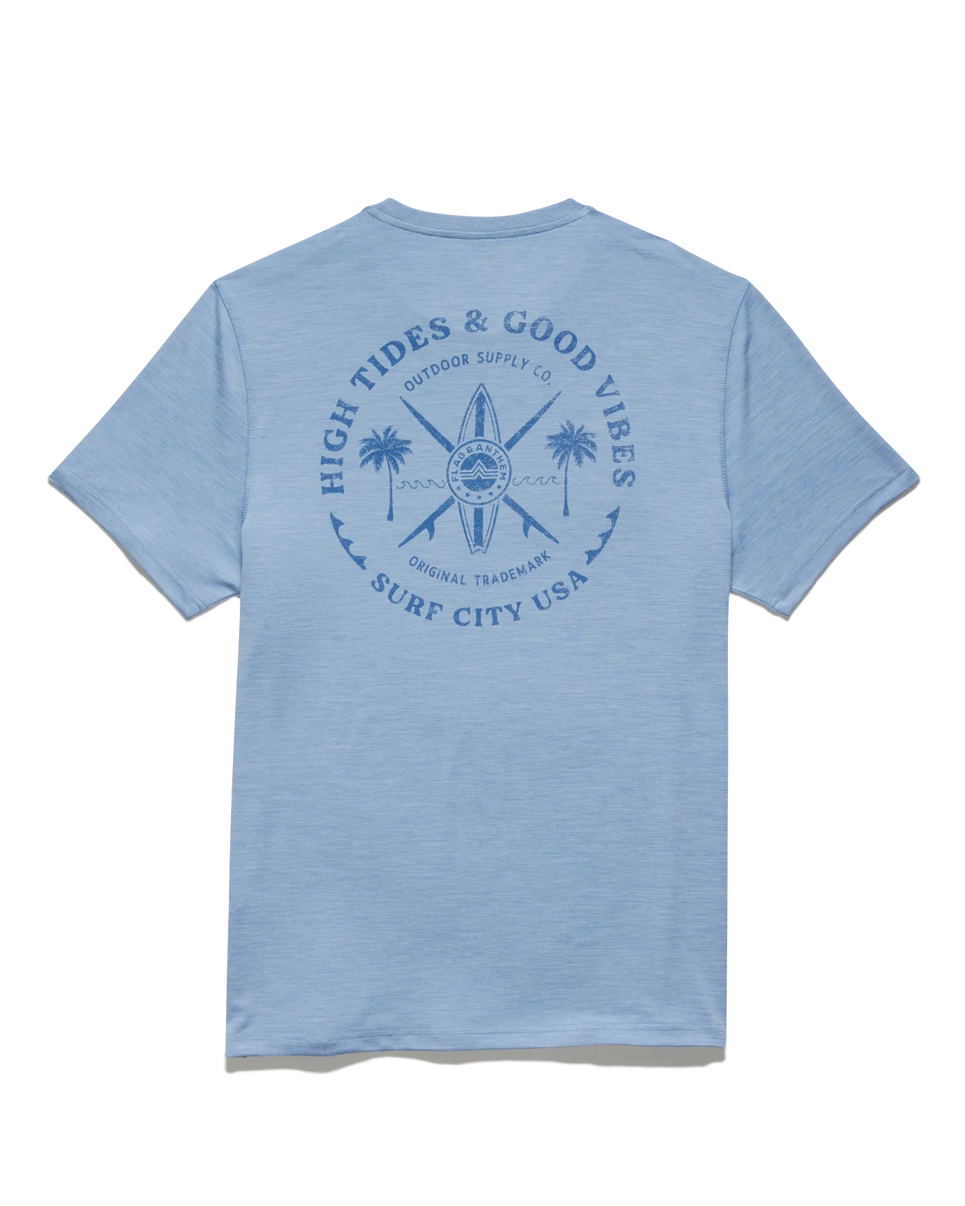HIGH TIDES GOOD VIBES PERFORMANCE TEE