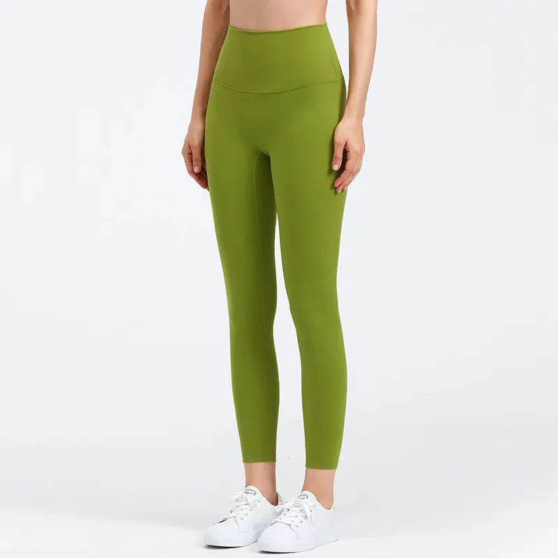 High Waist Push Up Workout Leggings for Women - Sporty Tights