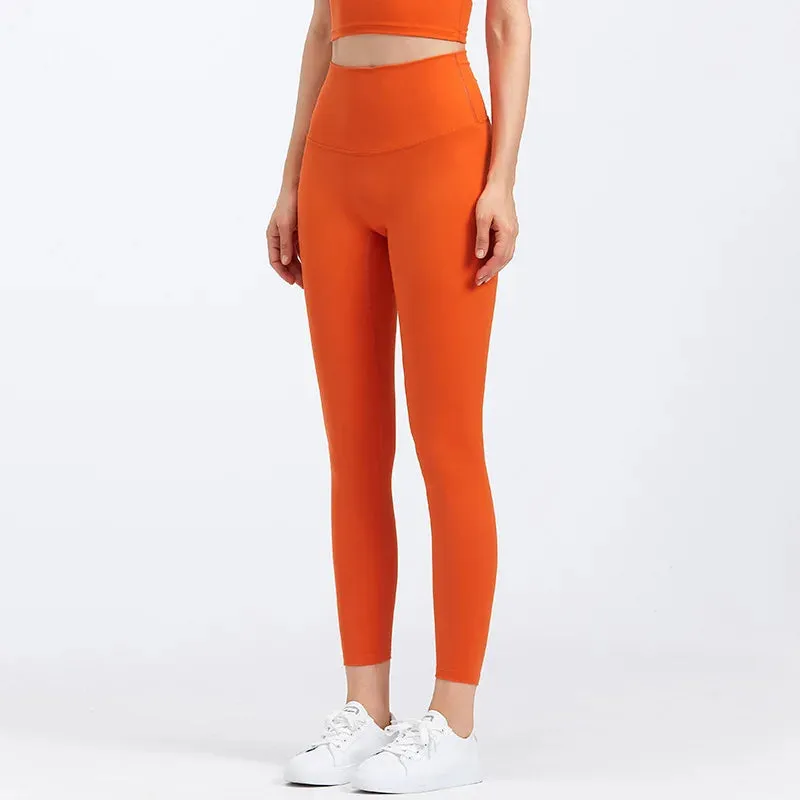 High Waist Push Up Workout Leggings for Women - Sporty Tights