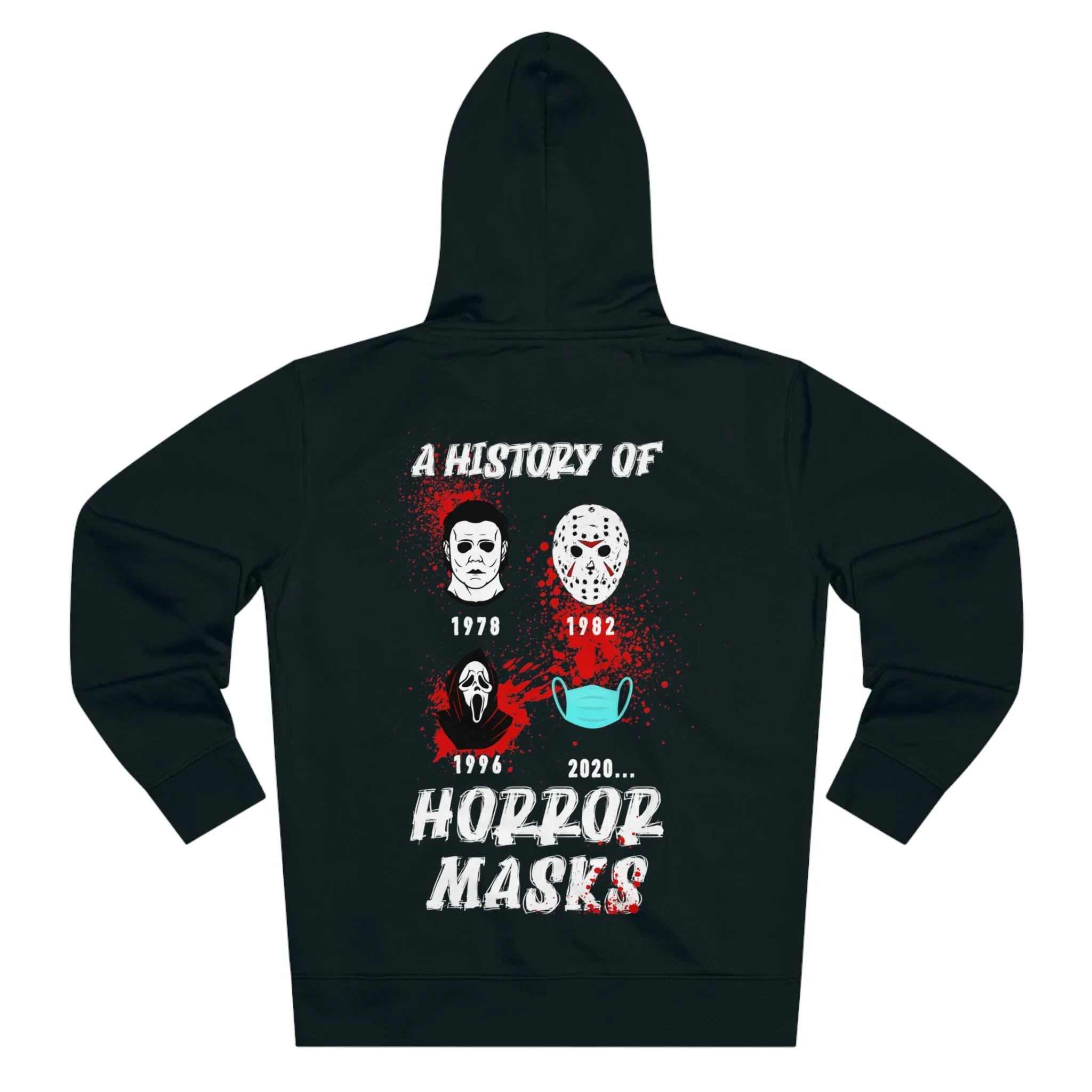 History of Horror Masks Zip Hoodie