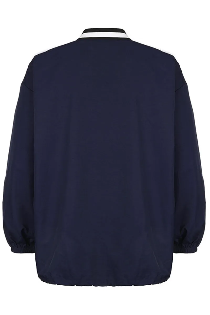 HWT1203 Street Varsity Pullover Top