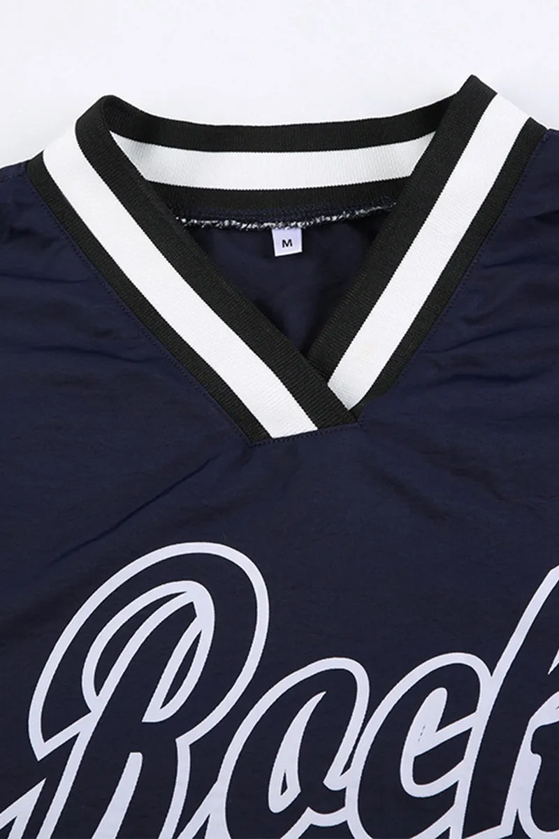 HWT1203 Street Varsity Pullover Top