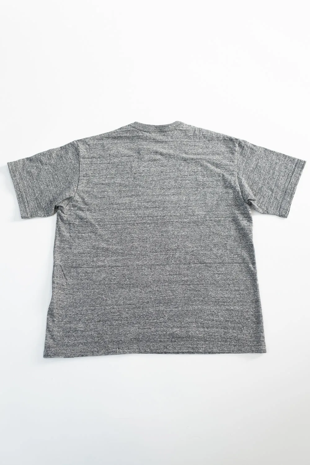 IHT-1610L-GRY - 6.5oz Loopwheel Crew Neck T-Shirt with Longer Body - Grey