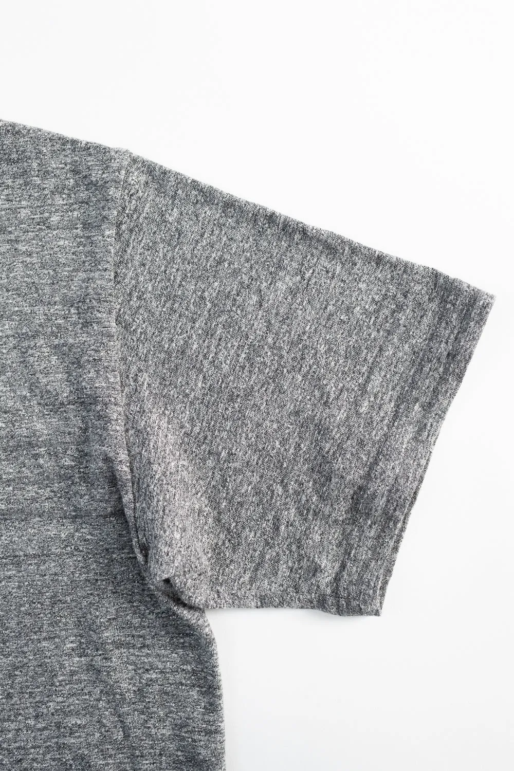 IHT-1610L-GRY - 6.5oz Loopwheel Crew Neck T-Shirt with Longer Body - Grey
