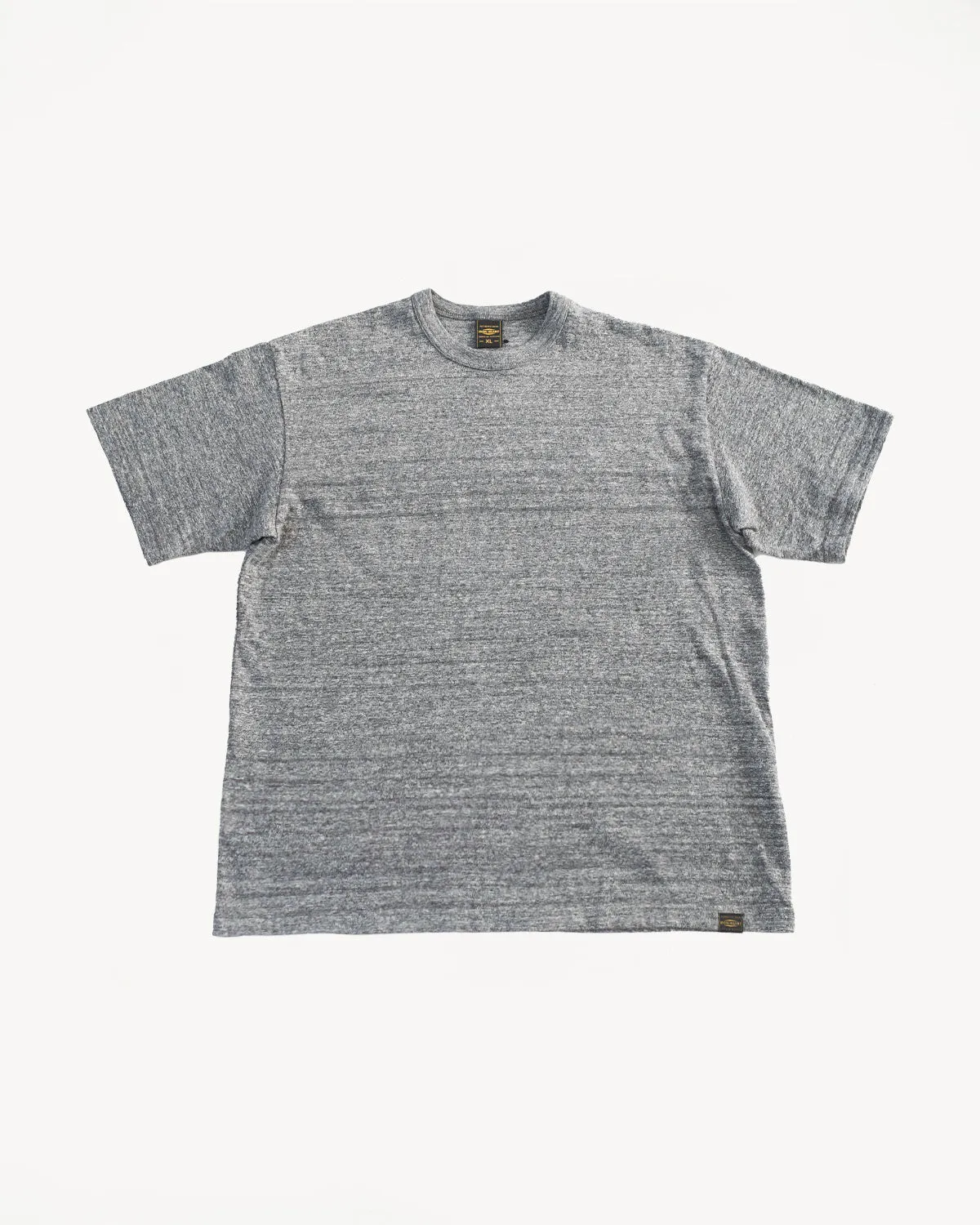 IHT-1610L-GRY - 6.5oz Loopwheel Crew Neck T-Shirt with Longer Body - Grey