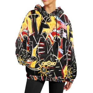 Indian Miniature Women's Flannel Hoodie
