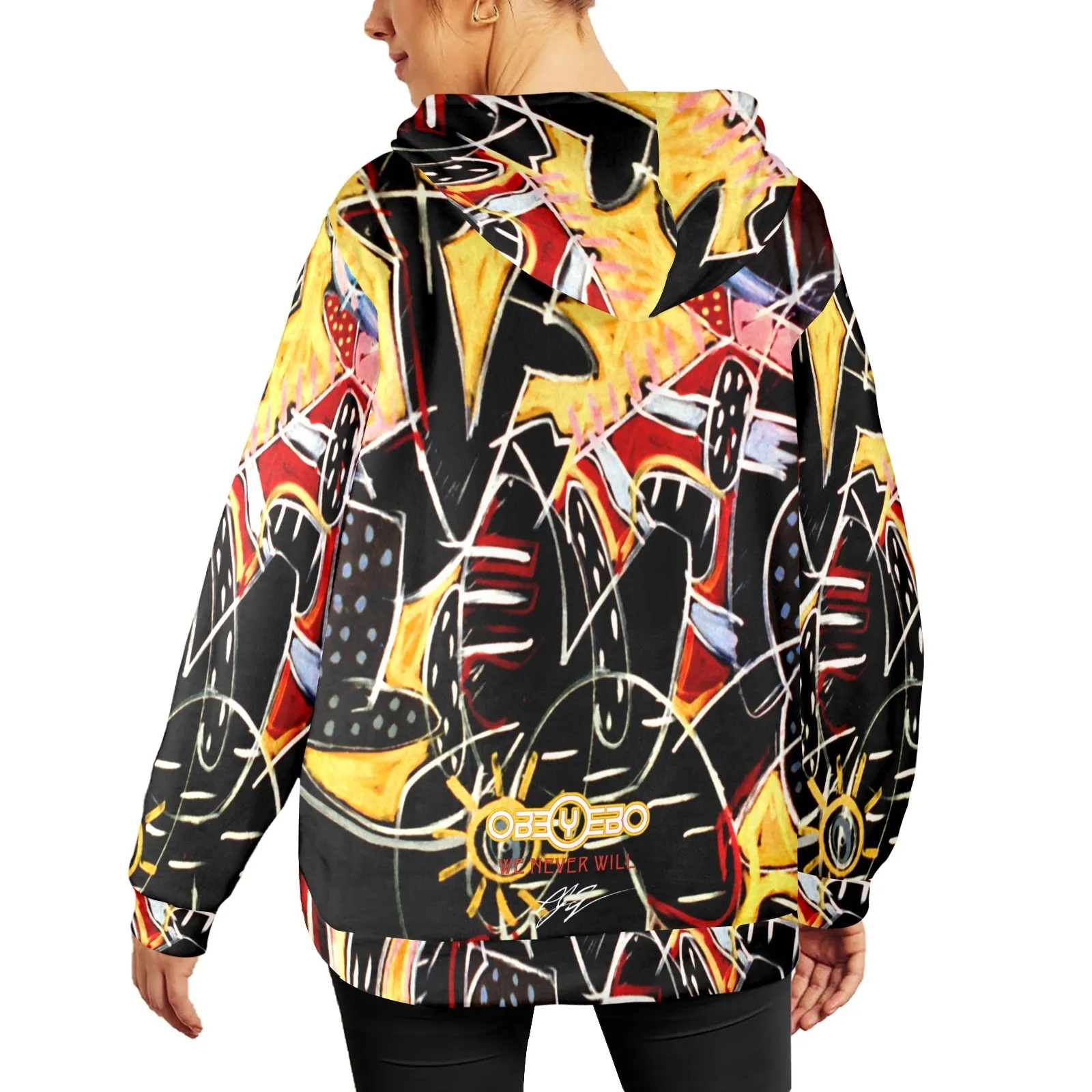 Indian Miniature Women's Flannel Hoodie