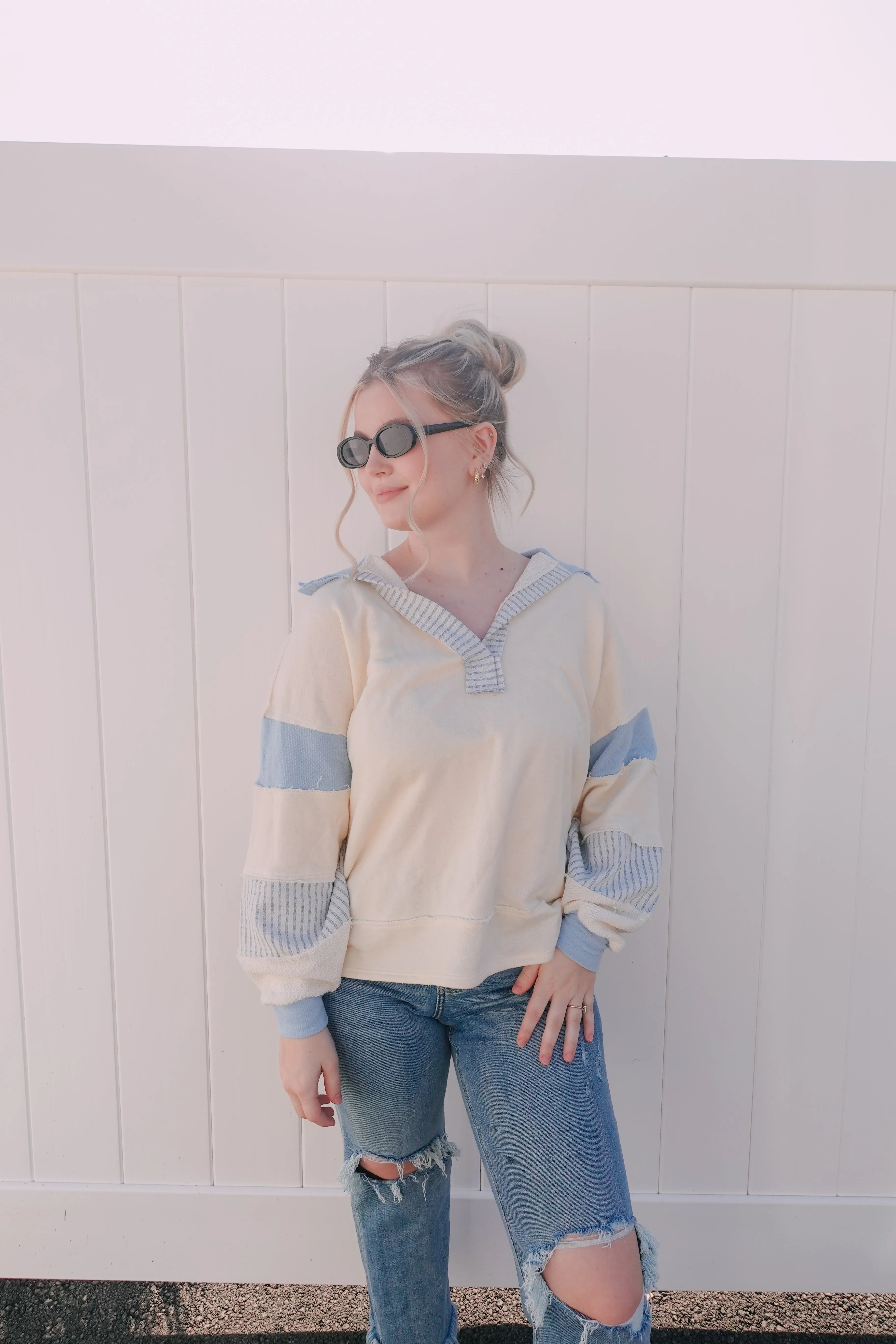 It Girl Pullover Blue