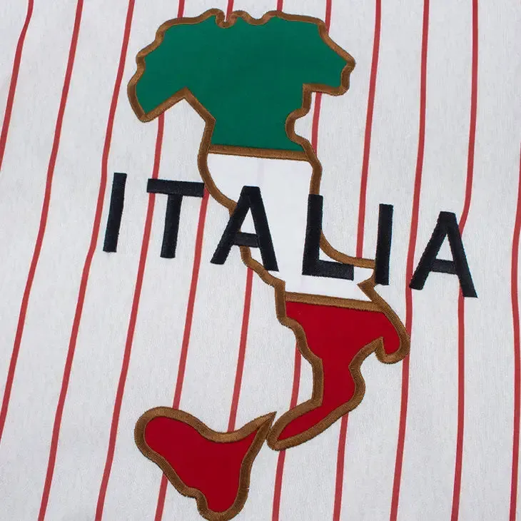 Italia Striped Vintage Sweatshirt in Y2K Style