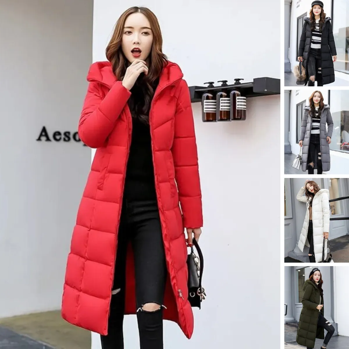 Ivy | Chic Winter Coat with Hood