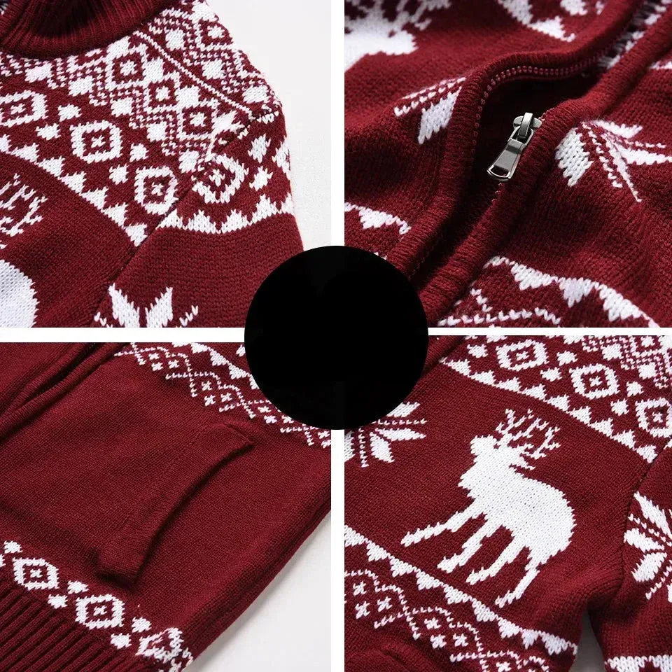 James | Festive Knit Cardigan