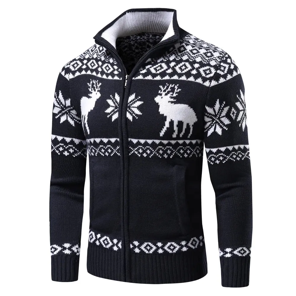 James | Festive Knit Cardigan