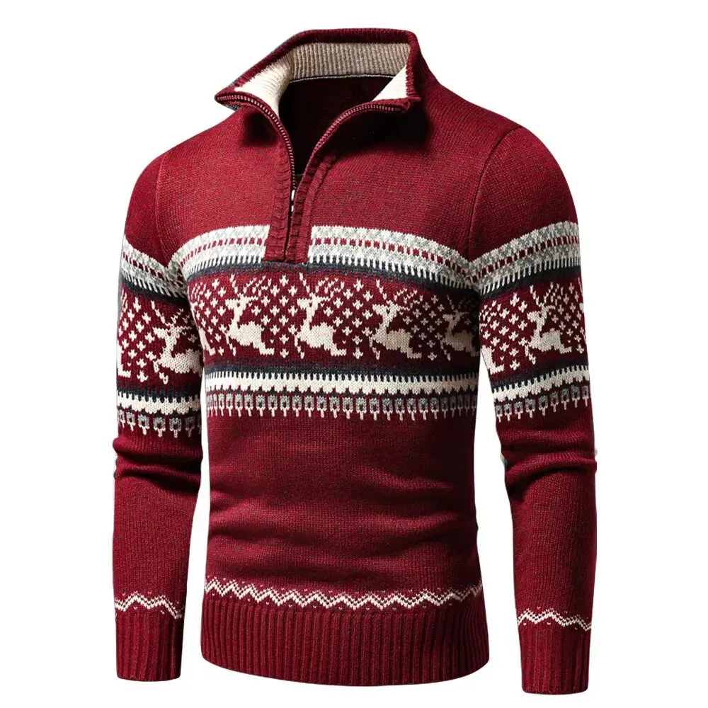 James | Festive Knit Cardigan