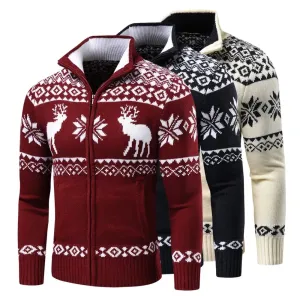James | Festive Knit Cardigan