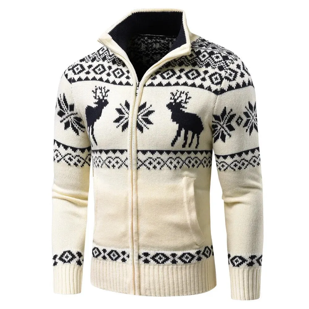 James | Festive Knit Cardigan