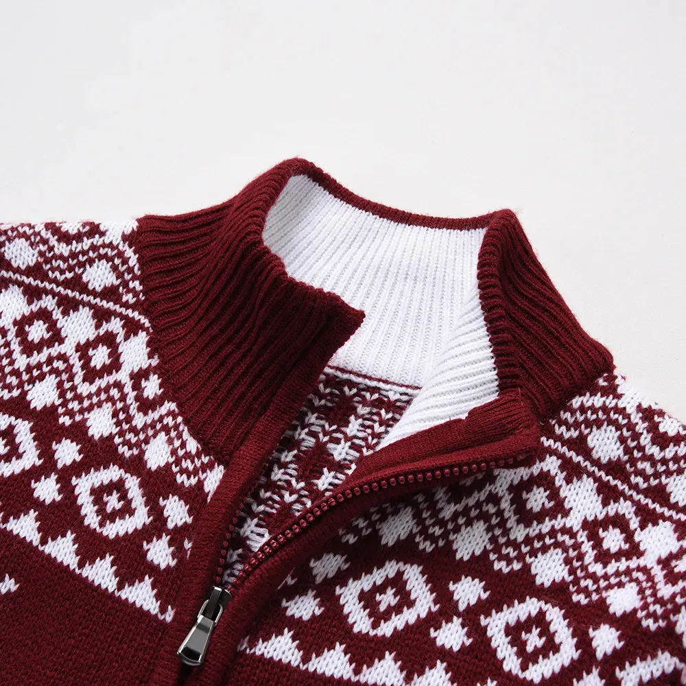 James | Festive Knit Cardigan