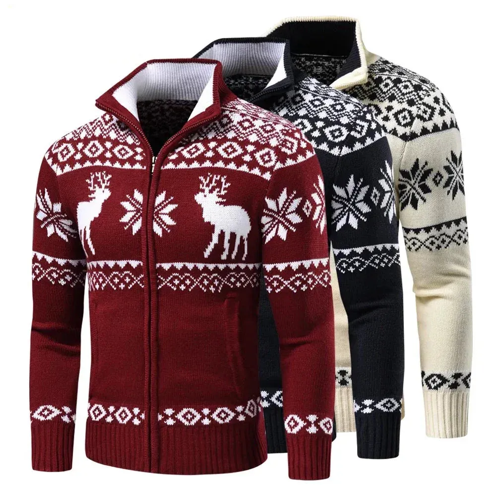 James | Festive Knit Cardigan