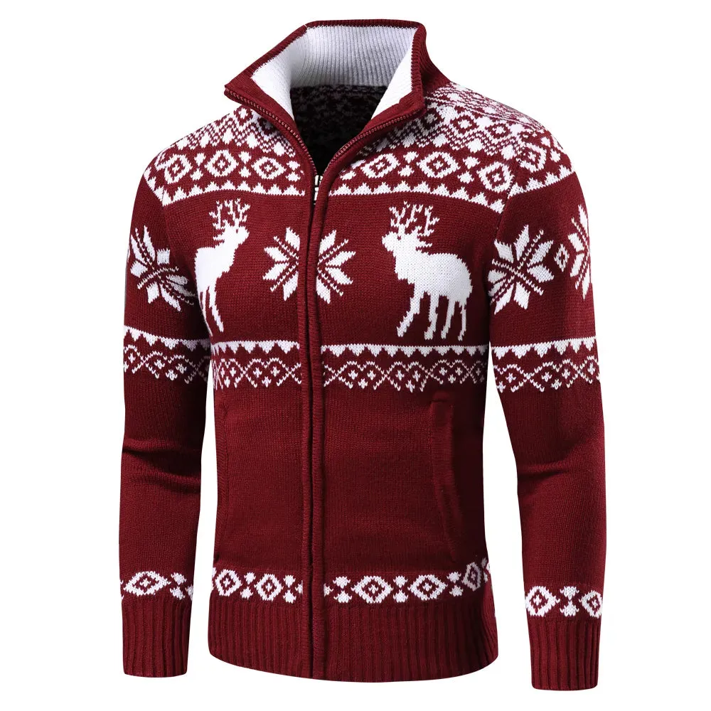 James | Festive Knit Cardigan