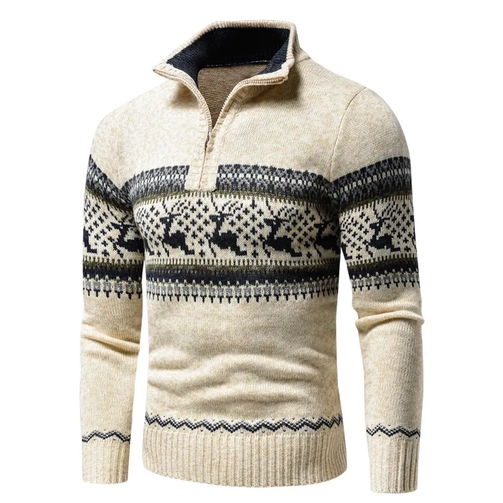 James | Festive Knit Cardigan