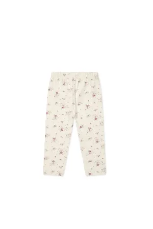Jamie Kay | Organic Cotton Everyday Legging - Sweet William Floral Natural