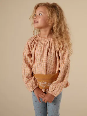 'Jeanne' Top - Forester Check Ribbon